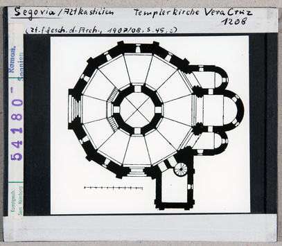 Vorschaubild Segovia: Vera Cruz, Grundriss 